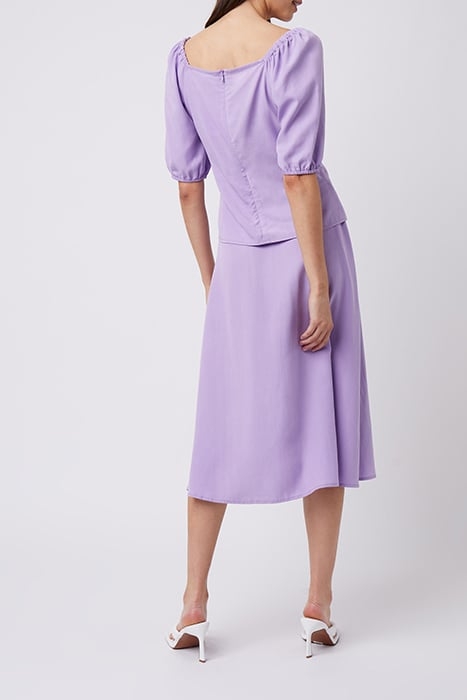 SIMPLE LYOCELL SS SQ NK TOP PURPLE 3