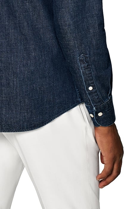 BLUE SLIM FIT SHIRT BLUE 5