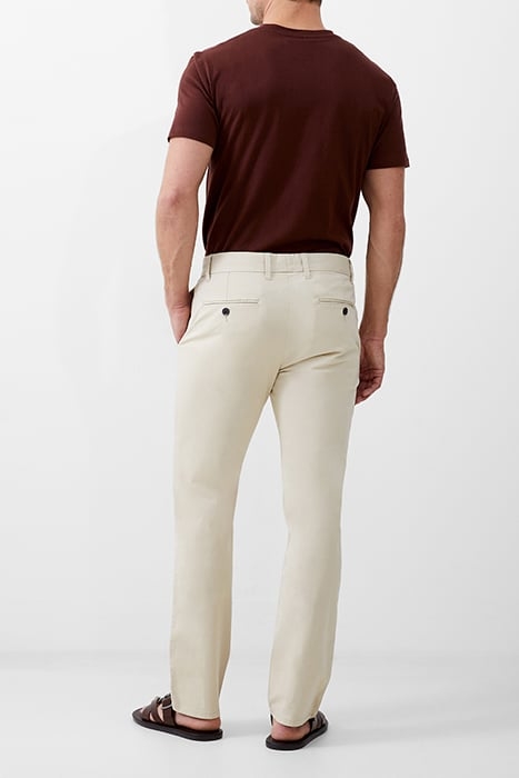 STRETCH CHINO TROUSERS STONE 3