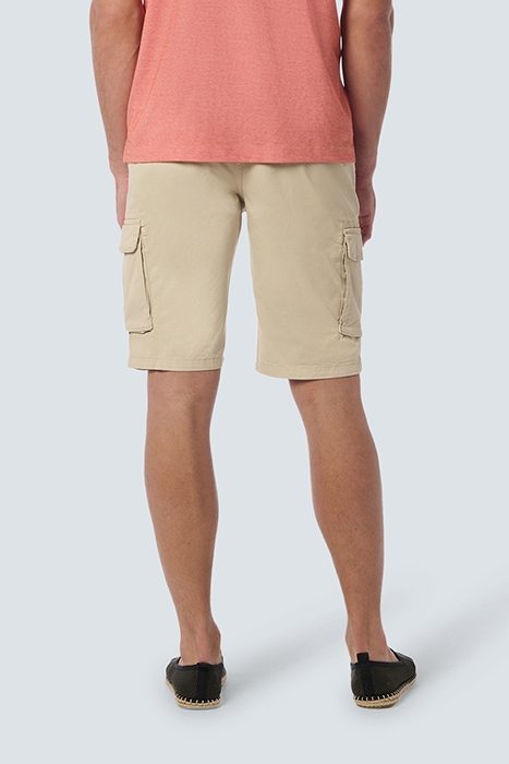 SHORT CARGO GARMENT DYED + STONE WASHED STRETCH CEMENT 2