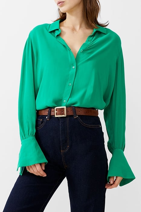 CECILE CREPE SHIRT JELLY BEAN 1