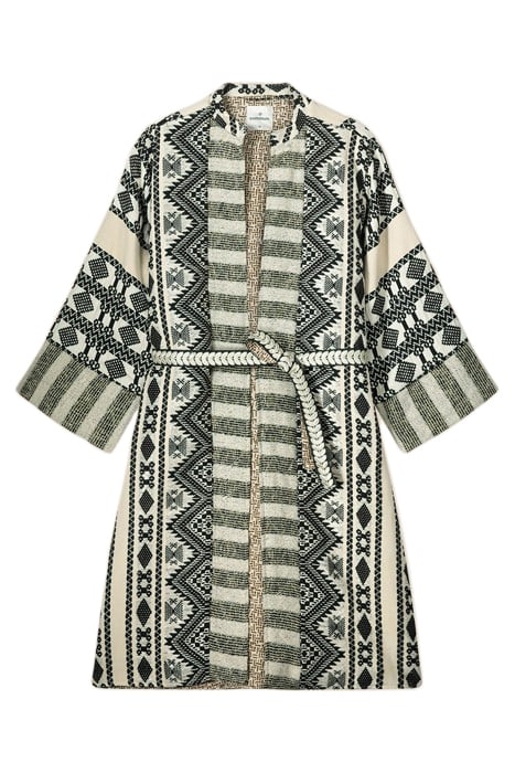 JACKET EXCLUSIEVE JACQUARD BLACK-IVORY 3