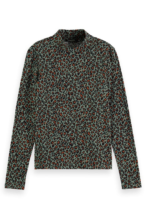 ALL OVER PRINTED MOCKNECK LONG SLEEVED SHIRT CREATURES OF TH 4