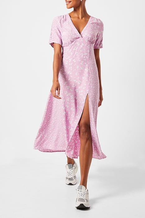 BONITA DRAPE VNCK MAXI DRESS PURPLE 1