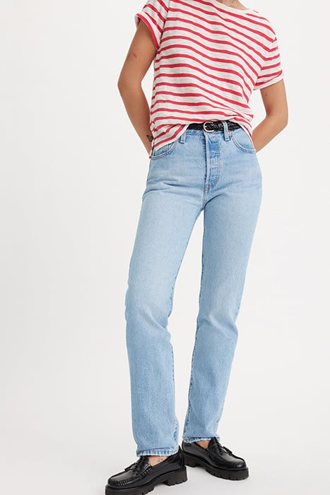 501 STRAIGHT JEANS BLUE 1