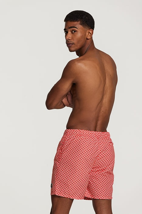 MEN SWIM SHORT HAMMAM MICRO PEACH TROPIC RED 2