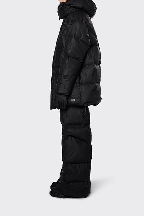 UNISEX BLOCK PUFFER JACKET BLACK 6