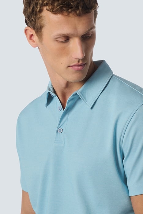 POLO 2 COLOURED PIQUE AQUA 6