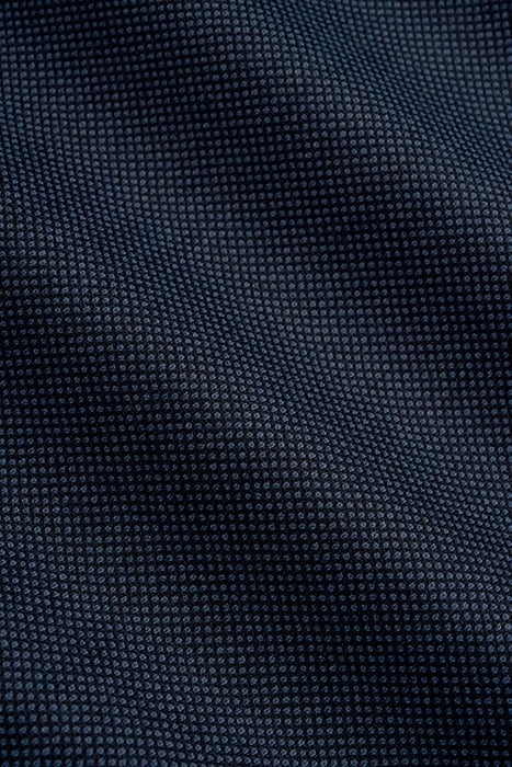 MID BLUE BIRD'S EYE TAILORED FIT LAZIO SUIT MID BLUE 8