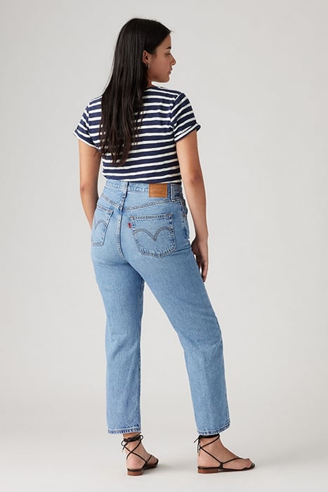 RIBCAGE STRAIGHT JEANS BLUE 2