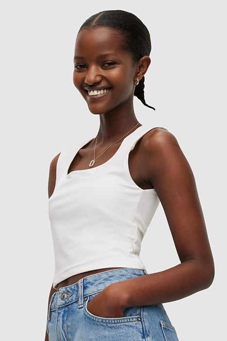 TAMIE TANK CHALK WHITE 5