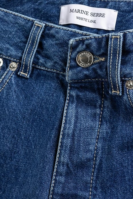 MARINE SERRE – DEADSTOCK DENIM BAGGY PANTS BLUE 5