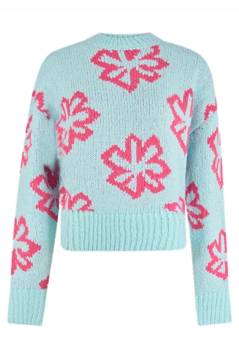 LM-SBFUN FLOWER KNIT LIGHTBLUE 4