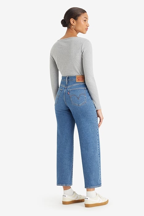 HIGH STRAIGHT JEANS BLUE 2