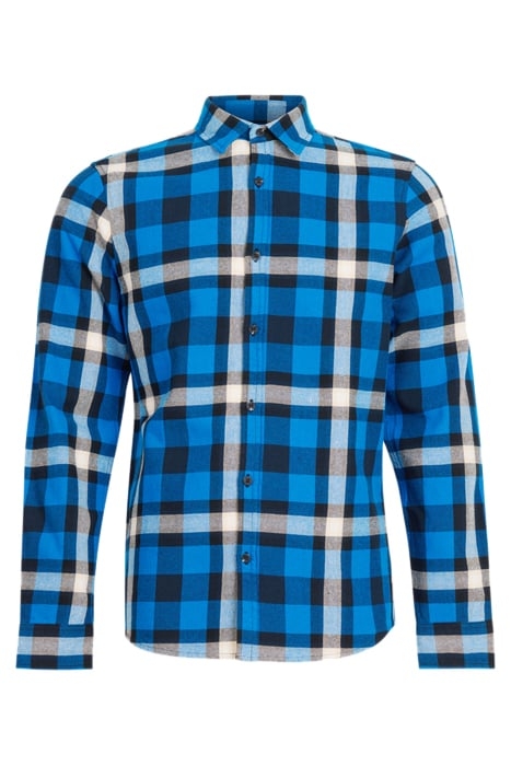 MA-SBBRIGHT CHECK SHIRT BRIGHTBLUE 4