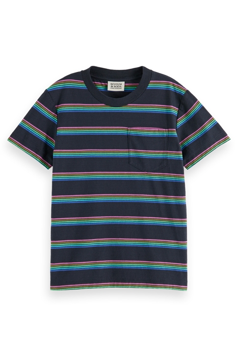 BOYS RELAXED FIT YARN-DYED STRIPE T-SHIRT IN ORGANIC COTTON 4