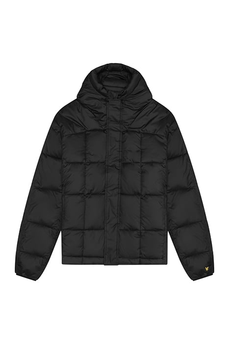 QUILTED PANNELLED JACKET JET BLACK 4