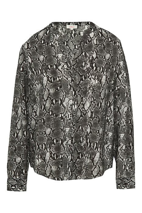 S.OLIVER BLOUSES GREY/BLACK 3