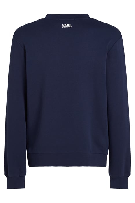 KARL LAGERFELD LOGO VNK SWEAT BLACK IRIS 2