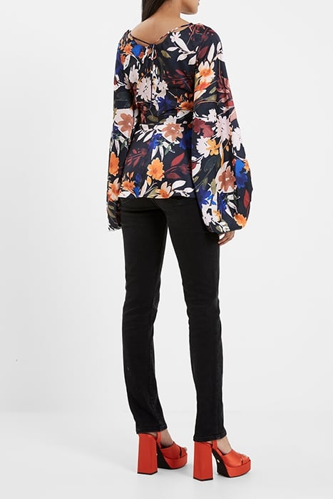 BROOKE ALEEYA SATIN TOP BLACK 2