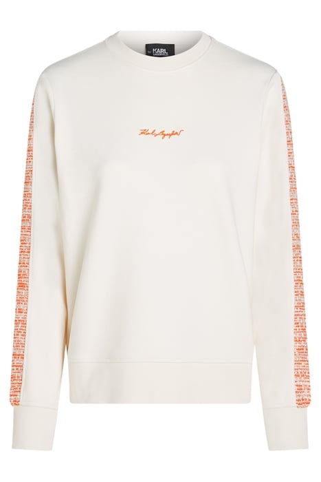 BOUCLE BAND SWEAT OFF WHITE 1