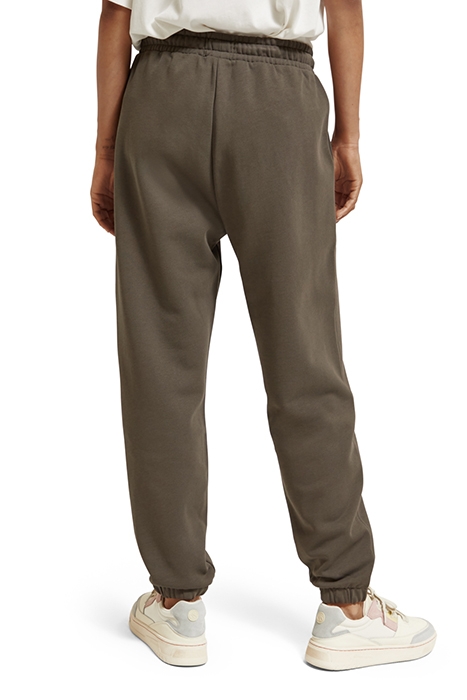 UNISEX ORGANIC COTTON SWEATPANTS DARK TAUPE 2