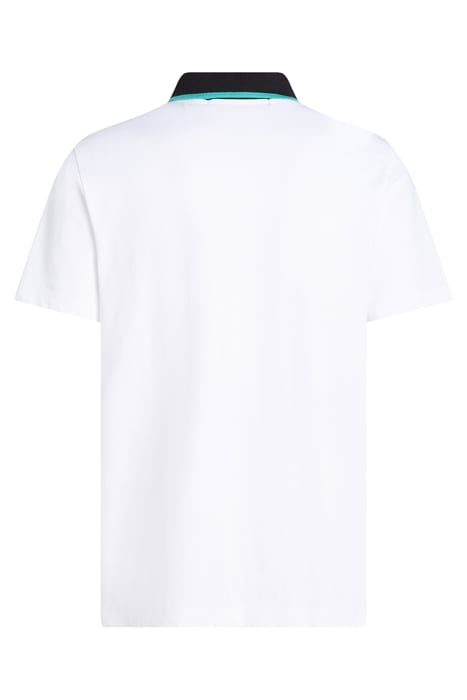 POP COLOR DETAIL POLO WHITE 2