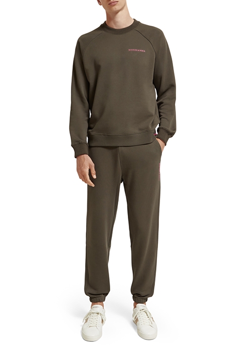 UNISEX ORGANIC COTTON SWEATPANTS DARK TAUPE 3