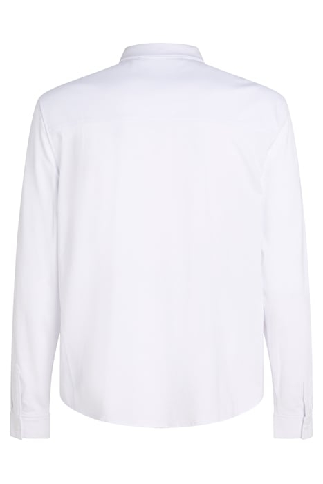 KARL LOGO JERSEY SHIRT WHITE 2