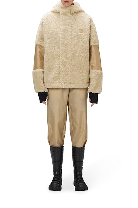 UNISEX KOFU FLEECE HOODIE T1 SAND 2