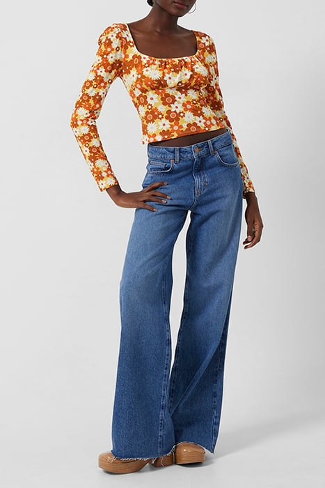 REBECA ASTRIDA ECO MED JRY TOP AMBER YELLOW MULTI 3