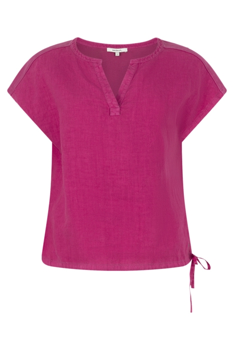 BLOUSE WOVEN CAP SLEEVES FESTIVAL FUCHSIA 5