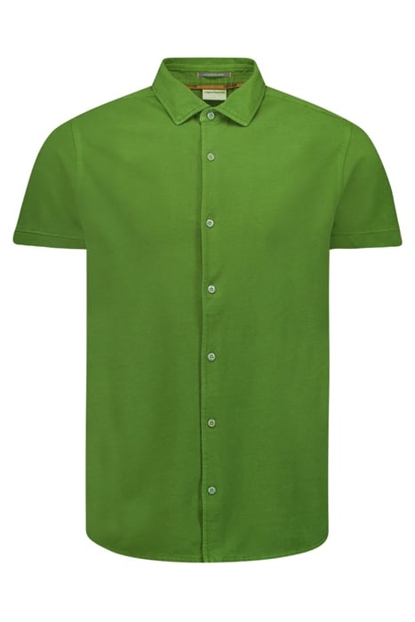 SHIRT SHORT SLEEVE JERSEY SOLID PIQUE GREEN 4