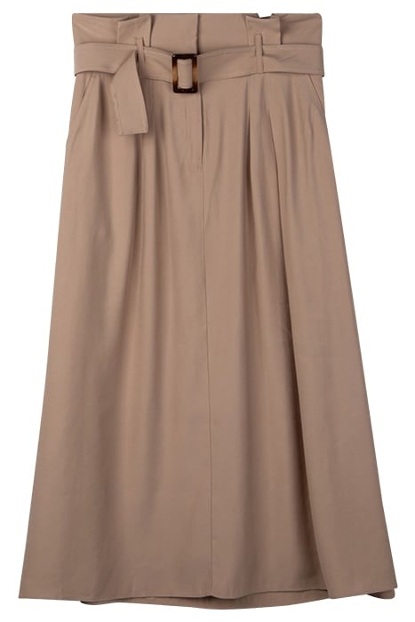COMMA SKIRT-LONG BROWN 1
