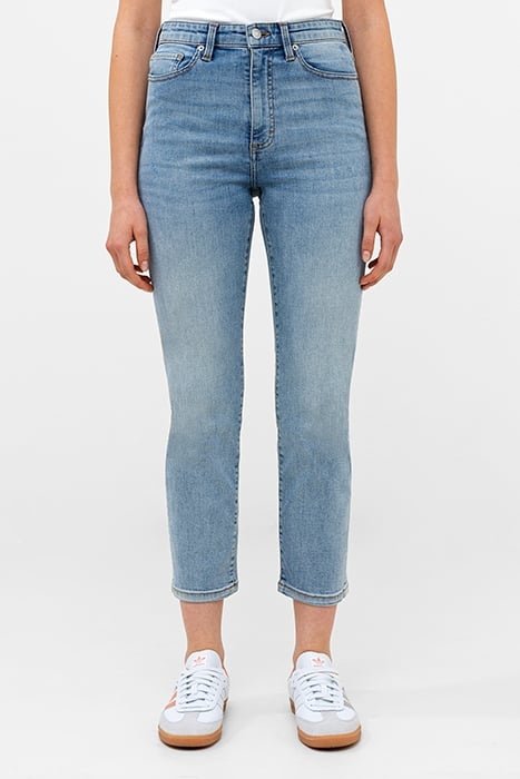 STRETCH DENIM CIGARETTE FIT ANKLE LENGTH JEANS 28 INCH BLEAC 1