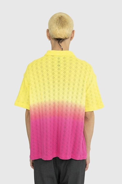 AGR – GENTLE HAPPINESS LACE SHIRT YELLOW/PINK 2