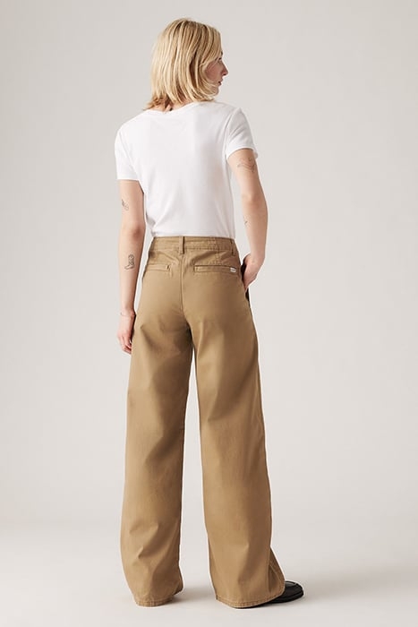 XL WIDE-LEG & FLARED JEANS PANT BEIGE 3