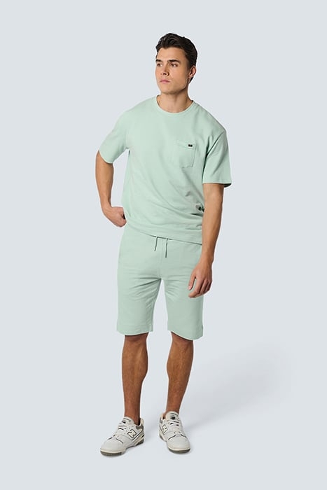 SHORT JERSEY SOLID JACQUARD SLUB MINT 3