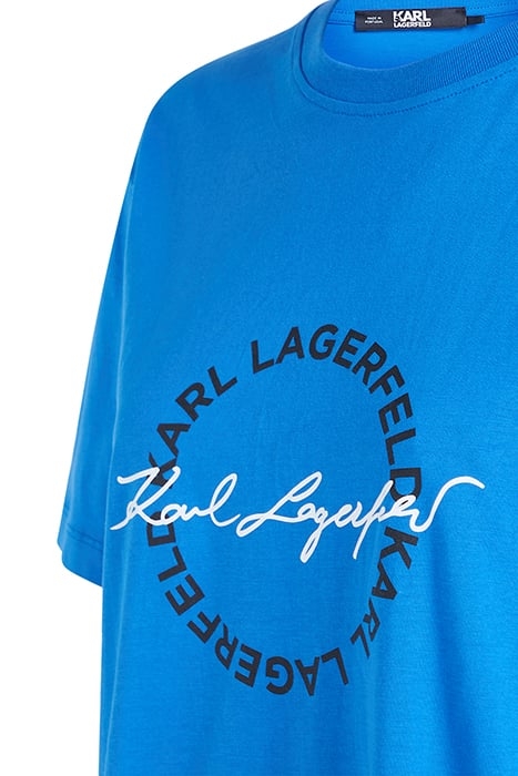 CIRCLE LOGO T-SHIRT ROYAL BLUE 3