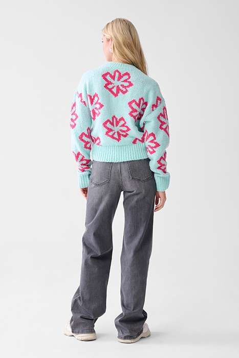 LM-SBFUN FLOWER KNIT LIGHTBLUE 3
