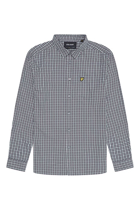 CHECKED GINGHAM SHIRT ARGYLE TEAL/ MOUNTAIN THISTLE 4