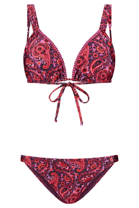 LADIES BINDI BIKINI SET PAISLEY PURPLE PAISLEY 4