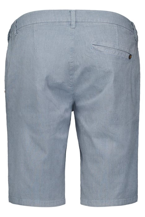 SHORT 2 COLOURED STRIPE WITH LINEN GARMENT DYED STRETCH ICE 2