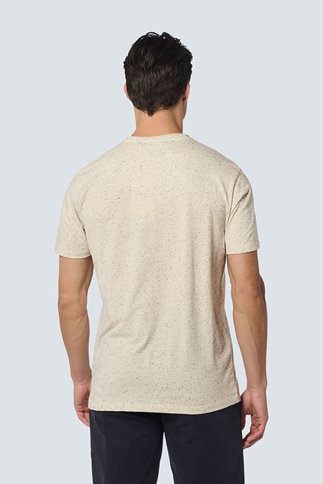 T-SHIRT CREWNECK MELANGE CREAM 2