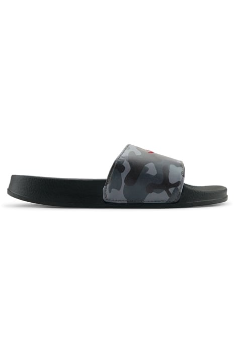 SUPER SHOES - K-SLIDE KIDS JET BLACK/CAMO 1