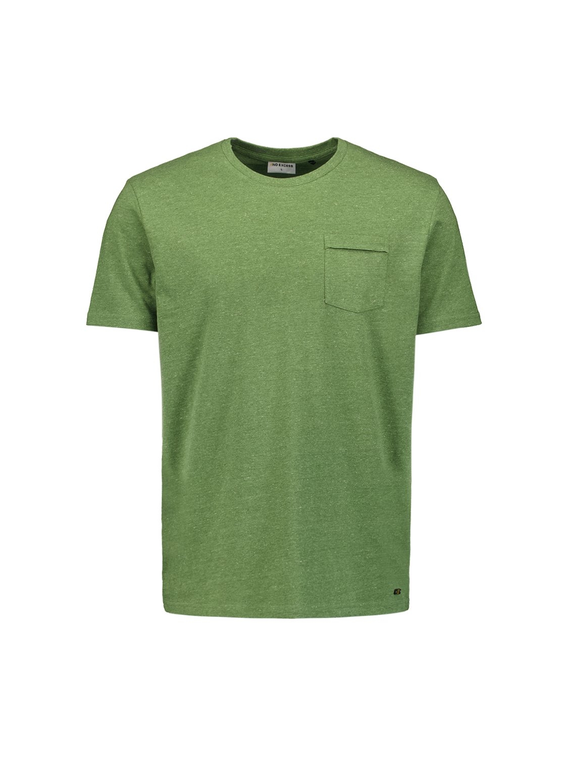 T-SHIRT CREWNECK MULTI COLOURED MELANGE GREEN 4