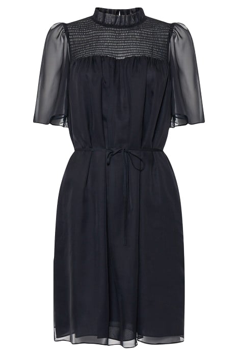 ELLA BRIDESMAID SMOCK NK DRESS BLUE 3