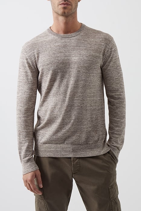 SPACE DYE JUMPER BLACK 1