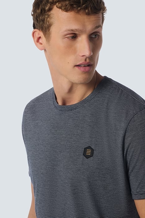 T-SHIRT CREWNECK 2 COLOURED STRIPES NIGHT 6