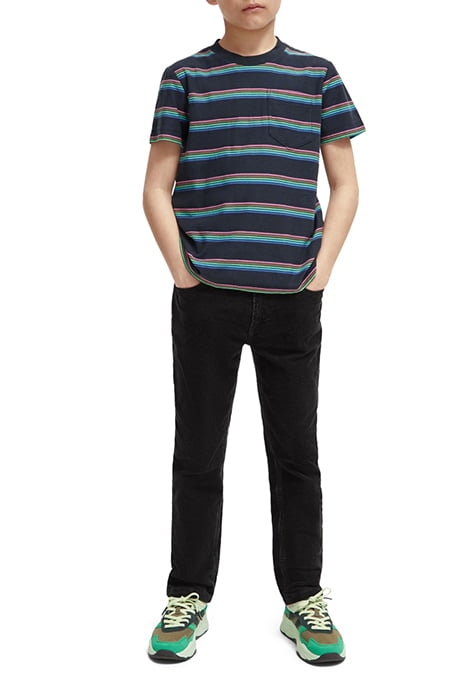 BOYS RELAXED FIT YARN-DYED STRIPE T-SHIRT IN ORGANIC COTTON 3